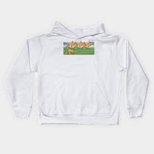 Kangaroo Family Mob Kids Hoodie